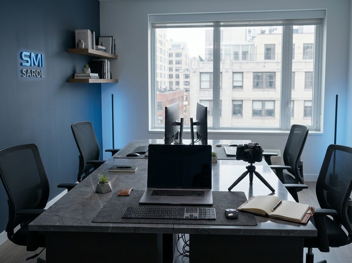 Digital agency in Washington — Sarol Marketing team working on client strategy